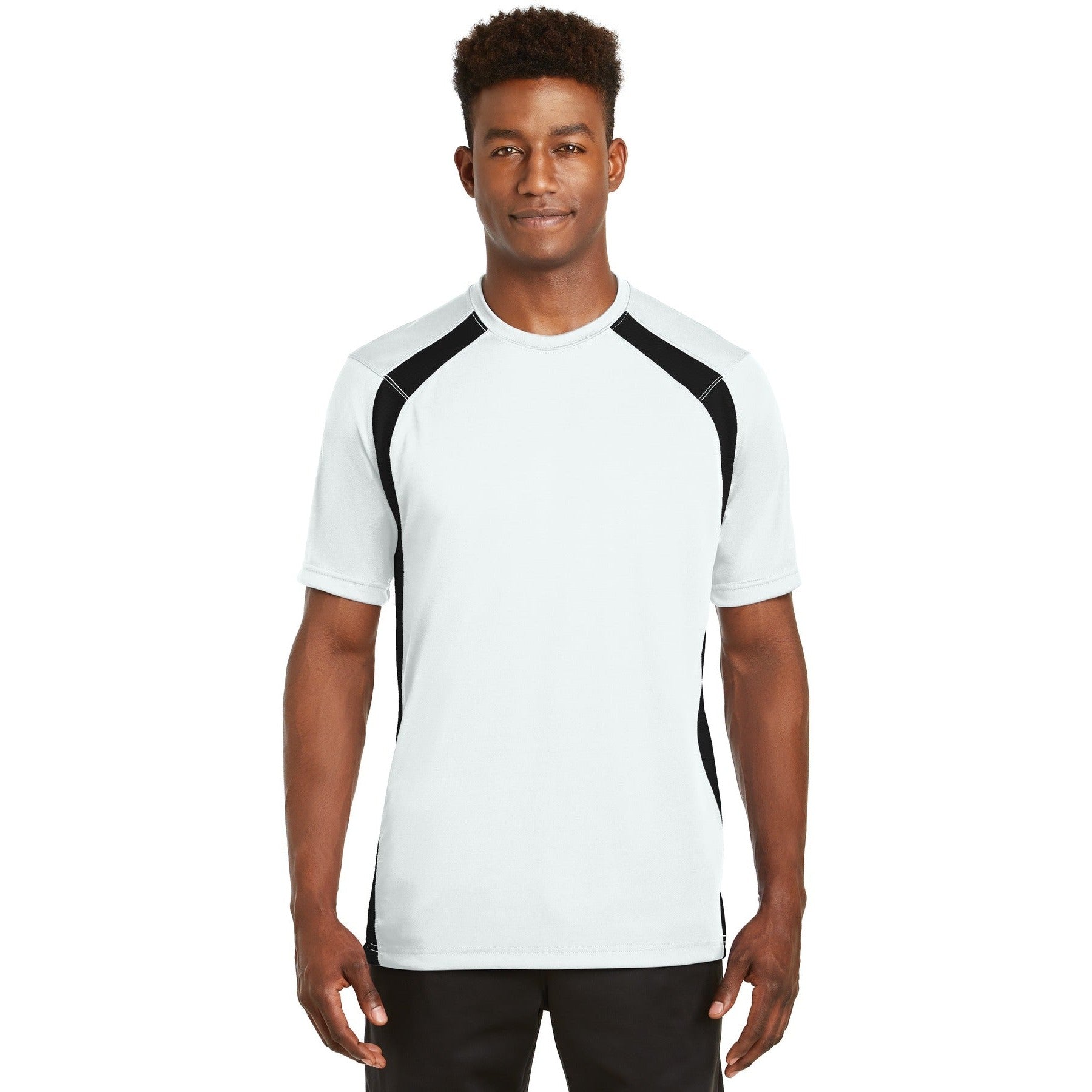 Sport-Tek-Sport-Tek® Dry Zone® Colorblock Crew. T478-MedTech-6